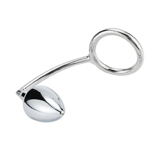 Hook Stainless Steel Cock 4663 with Anal DiscreetChoice Ring Set 0618
